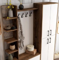 Antreu Trendy Viyana DA Walnut/White/Black 200x150x35cm GTR001366 imaginea #3 — magazin online Desire.md