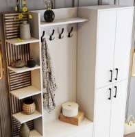 Antreu Trendy Viyana DA White/Walnut/Black 200x150x35cm GTR001367 imaginea #3 — magazin online Desire.md