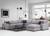 Угловой диван Trendy Lena Light Grey 350x296x85cm GTR003682 фото №2 — интернет-магазин Desire.md