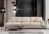 Canapea de colț Trendy Leo Cream L 255x150x65cm GTR003467 imaginea #1 — magazin online Desire.md