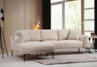 Canapea de colț Trendy Leo Cream L 255x150x65cm GTR003467 imaginea #2 — magazin online Desire.md