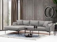 Canapea de colț Trendy Leo Grey L 255x150x65cm GTR003468 imaginea #2 — magazin online Desire.md