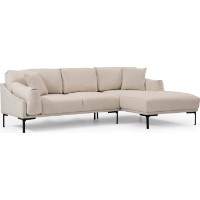 Угловой диван Trendy Leo Cream R 255x150x65cm GTR003544 фото №5 — интернет-магазин Desire.md