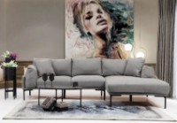 Canapea de colț Trendy Leo Grey R 255x150x65cm GTR003545 imaginea #1 — magazin online Desire.md