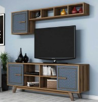 Гостиная Trendy Ayla Walnut/Blue GTR000160 фото №3 — интернет-магазин Desire.md