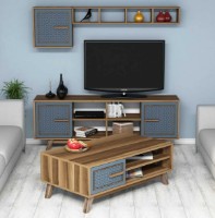Гостиная Trendy Ayla Walnut/Blue GTR001305 фото №2 — интернет-магазин Desire.md