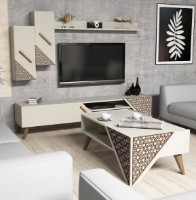 Гостиная Trendy Beril Cream/Walnut GTR001314 фото №2 — интернет-магазин Desire.md