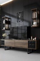 Гостиная Trendy Black Line Walnut/Black GTR006440 фото №5 — интернет-магазин Desire.md