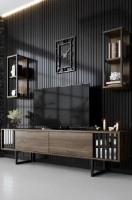 Living Trendy Chrome Line Walnut/Black GTR006443 imaginea #4 — magazin online Desire.md