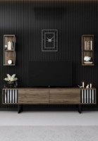 Living Trendy Chrome Line Walnut/Black GTR006443