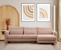 Угловой диван Trendy Lily Pink R 290x165x73cm GTR003565 фото №1 — интернет-магазин Desire.md