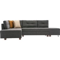 Угловой диван Trendy Manama Anthracit L 282x206x85cm GTR003366 фото №5 — интернет-магазин Desire.md