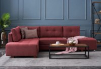Угловой диван Trendy Manama Claret Red L 282x206x85cm GTR003367 фото №9 — интернет-магазин Desire.md