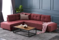 Угловой диван Trendy Manama Claret Red L 282x206x85cm GTR003367