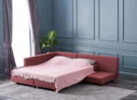 Угловой диван Trendy Manama Claret Red L 282x206x85cm GTR003367 фото №3 — интернет-магазин Desire.md