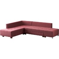Угловой диван Trendy Manama Claret Red L 282x206x85cm GTR003367 фото №5 — интернет-магазин Desire.md
