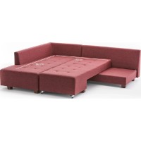 Угловой диван Trendy Manama Claret Red L 282x206x85cm GTR003367 фото №7 — интернет-магазин Desire.md