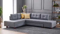 Угловой диван Trendy Manama Grey L 282x206x85cm GTR003369 фото №1 — интернет-магазин Desire.md