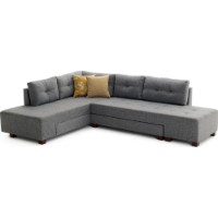 Угловой диван Trendy Manama Grey L 282x206x85cm GTR003369 фото №7 — интернет-магазин Desire.md