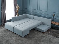 Угловой диван Trendy Manama Light Blue L 282x206x85cm GTR003370 фото №2 — интернет-магазин Desire.md