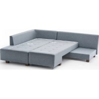 Угловой диван Trendy Manama Light Blue L 282x206x85cm GTR003370 фото №5 — интернет-магазин Desire.md
