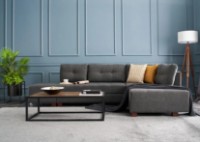 Угловой диван Trendy Manama Anthracit R 282x206x85cm GTR003420 фото №9 — интернет-магазин Desire.md