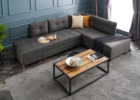 Угловой диван Trendy Manama Anthracit R 282x206x85cm GTR003420 фото №1 — интернет-магазин Desire.md