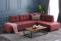 Угловой диван Trendy Manama Claret Red R 282x206x85cm GTR003421 фото №1 — интернет-магазин Desire.md