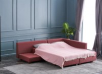 Угловой диван Trendy Manama Claret Red R 282x206x85cm GTR003421 фото №4 — интернет-магазин Desire.md