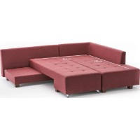 Угловой диван Trendy Manama Claret Red R 282x206x85cm GTR003421 фото №6 — интернет-магазин Desire.md