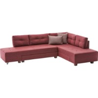 Угловой диван Trendy Manama Claret Red R 282x206x85cm GTR003421 фото №8 — интернет-магазин Desire.md