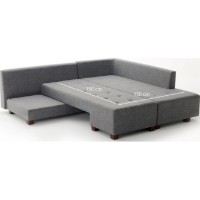 Угловой диван Trendy Manama Grey R 282x206x85cm GTR003423 фото №7 — интернет-магазин Desire.md