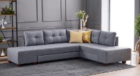 Угловой диван Trendy Manama Grey R 282x206x85cm GTR003423