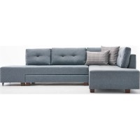 Угловой диван Trendy Manama Light Blue R 282x206x85cm GTR003424 фото №4 — интернет-магазин Desire.md