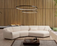 Угловой диван Trendy Mentis 5 L1+Cx+2Xr Cream 360x230x79cm GTR003656