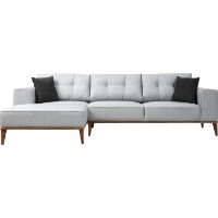 Угловой диван Trendy Montana Chl+3R Light Grey L 288x160x85cm GTR003331 фото №5 — интернет-магазин Desire.md