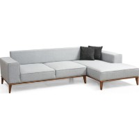 Угловой диван Trendy Montana L3+Chl Light Grey R 288x160x85cm GTR003385 фото №3 — интернет-магазин Desire.md