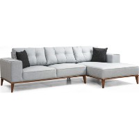 Угловой диван Trendy Montana L3+Chl Light Grey R 288x160x85cm GTR003385 фото №4 — интернет-магазин Desire.md