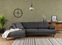 Угловой диван Trendy Mustang Anthracit L 274x174x83cm GTR003480