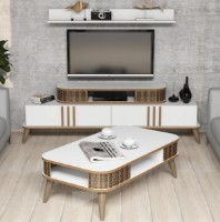 Living Trendy Eylul White/Walnut GTR001281
