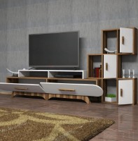 Гостиная Trendy Flora S Walnut/White GTR000185 фото №2 — интернет-магазин Desire.md