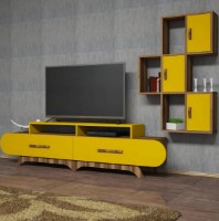 Гостиная Trendy Flora S Walnut/Yellow GTR000186 фото №4 — интернет-магазин Desire.md