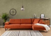 Угловой диван Trendy Mustang Orange R 274x174x83cm GTR003560