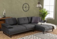 Canapea de colț Trendy Mustang Anthracit R 314x174x83cm GTR003566 imaginea #2 — magazin online Desire.md