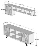 Living Trendy Inci Walnut/Yellow GTR000168 imaginea #3 — magazin online Desire.md