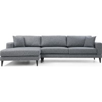 Canapea de colț Trendy Nordic Chl+3R Dark Grey L 303x160x85cm GTR003333 imaginea #4 — magazin online Desire.md