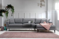 Угловой диван Trendy Nordic L3+Chl Dark Grey R 303x160x85cm GTR003387