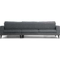 Угловой диван Trendy Nordic L3+Chl Dark Grey R 303x160x85cm GTR003387 фото №7 — интернет-магазин Desire.md