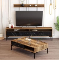 Гостиная Trendy Istanbul Walnut/Black Marble/Black GTR001266