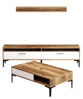 Гостиная Trendy Istanbul Walnut/White/Black GTR001268 фото №2 — интернет-магазин Desire.md
